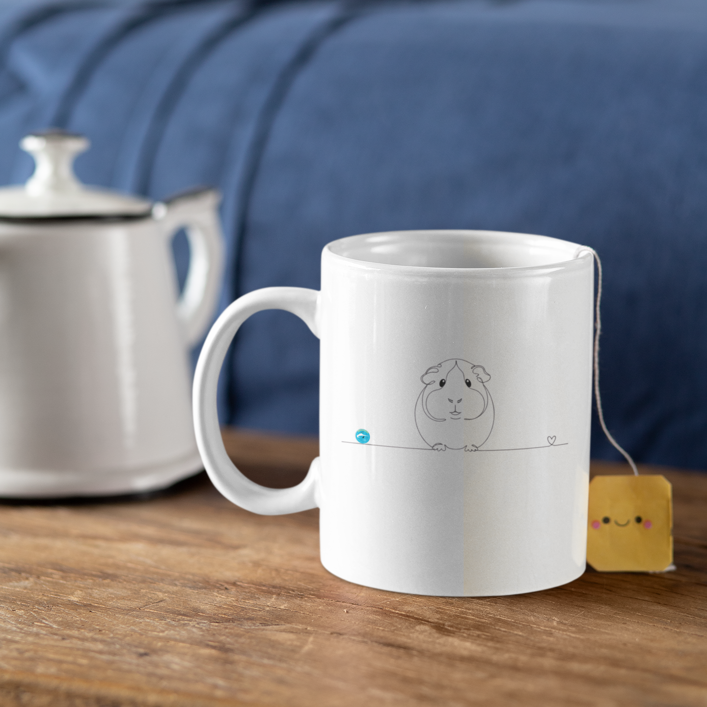 tazza con porcellino d'india