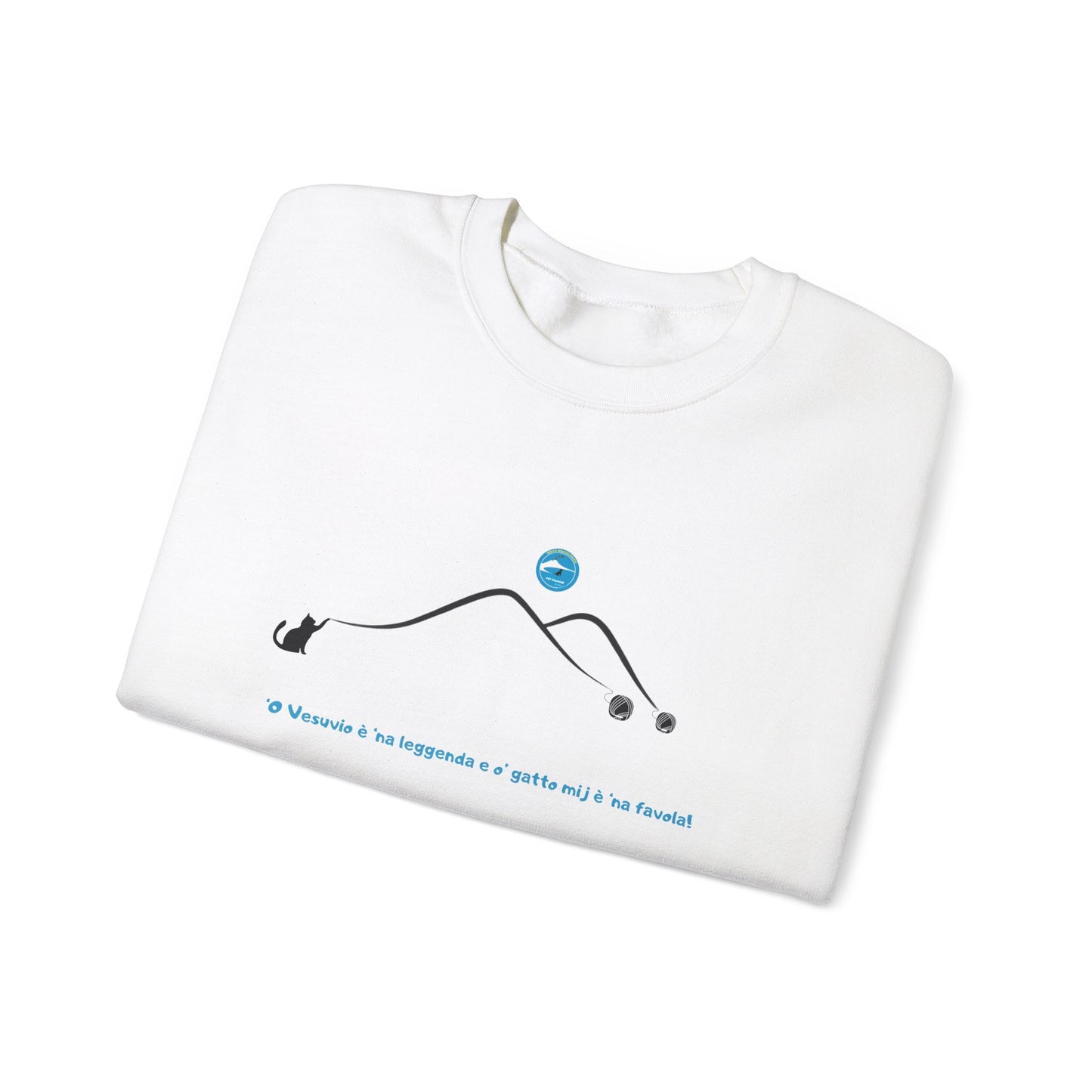 Felpa Girocollo Unisex per adulti "Vesuvio" – Comfort, Etica & Design Esclusivo