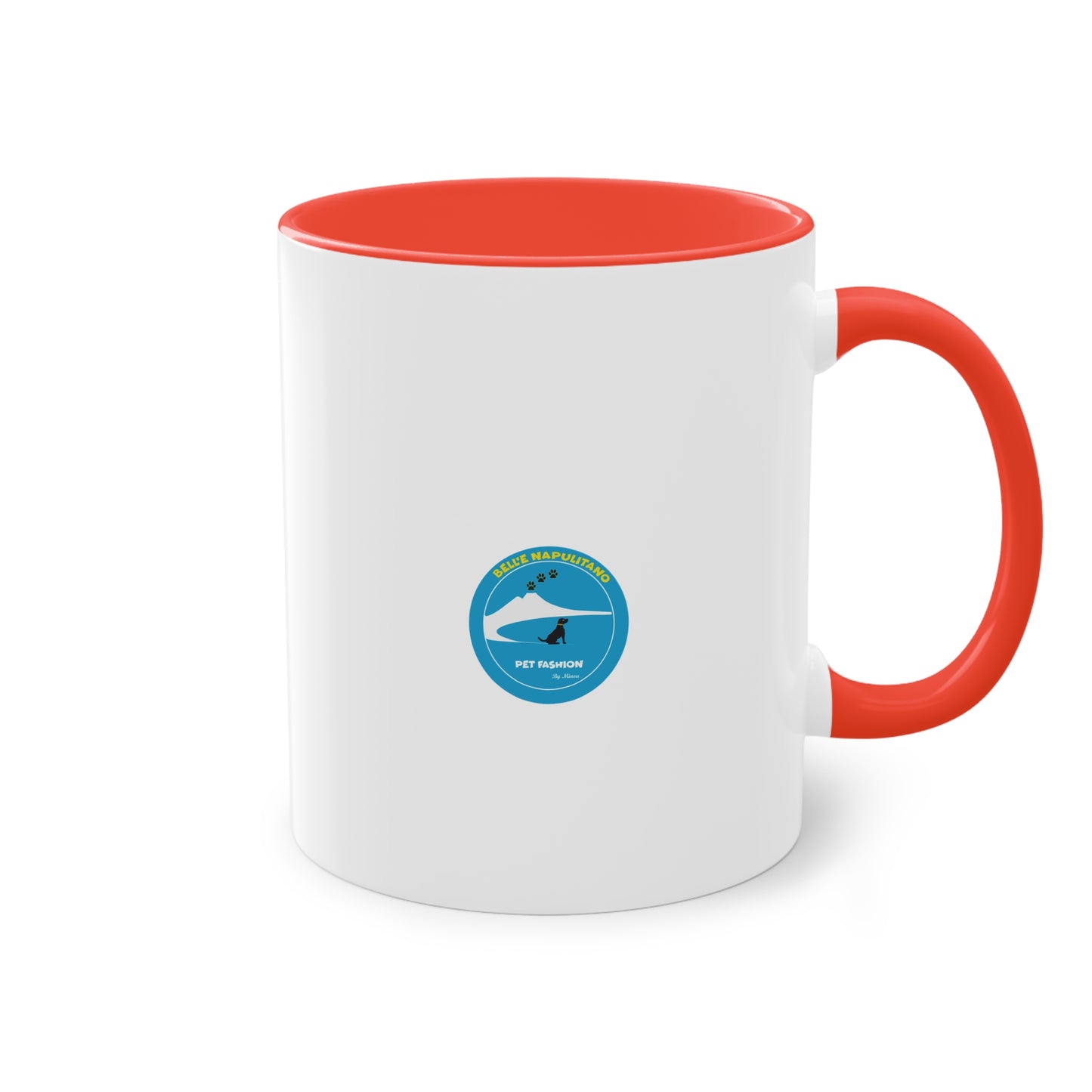Tazza natalizia Napoli bicolore “Napule è Natale” bianco e rosso