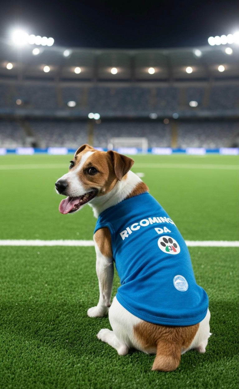 Magliette Cane Morbidissime "Ricomincio da 3" - Abbigliamento Tifoso Napoli