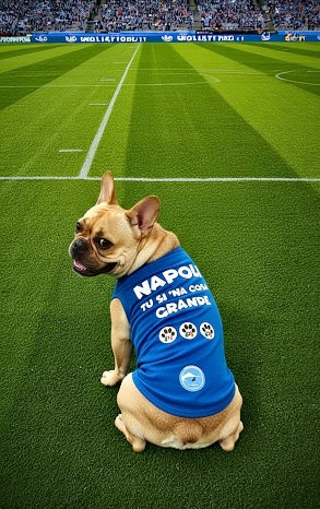 Magliette Cane Morbidissime "Napoli tu si ‘na cosa grande" - Abbigliamento Tifoso Napoli