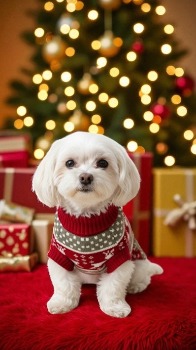 Maglioncino Natalizio per cani di piccola taglia