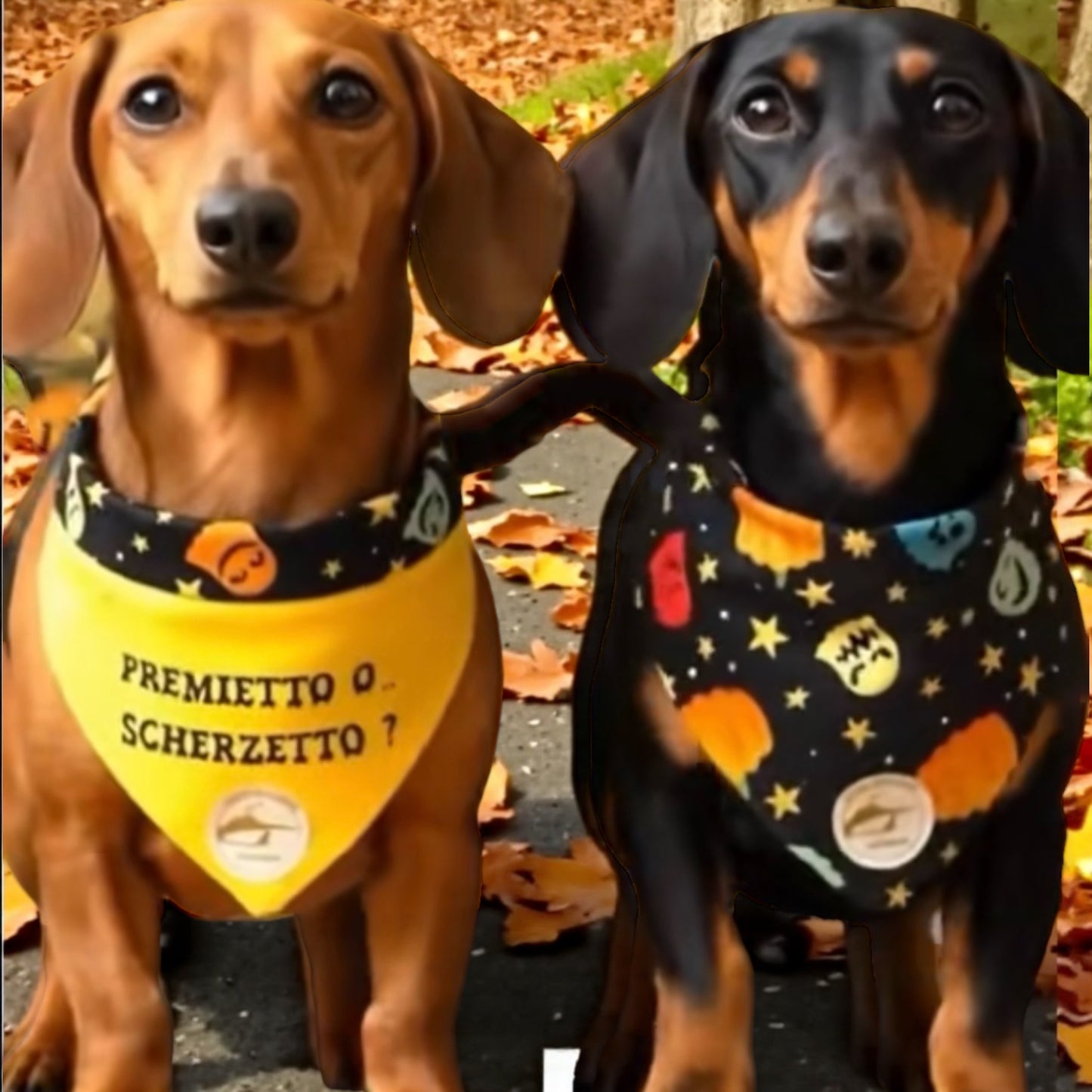 Bandana halloween double-face per cani