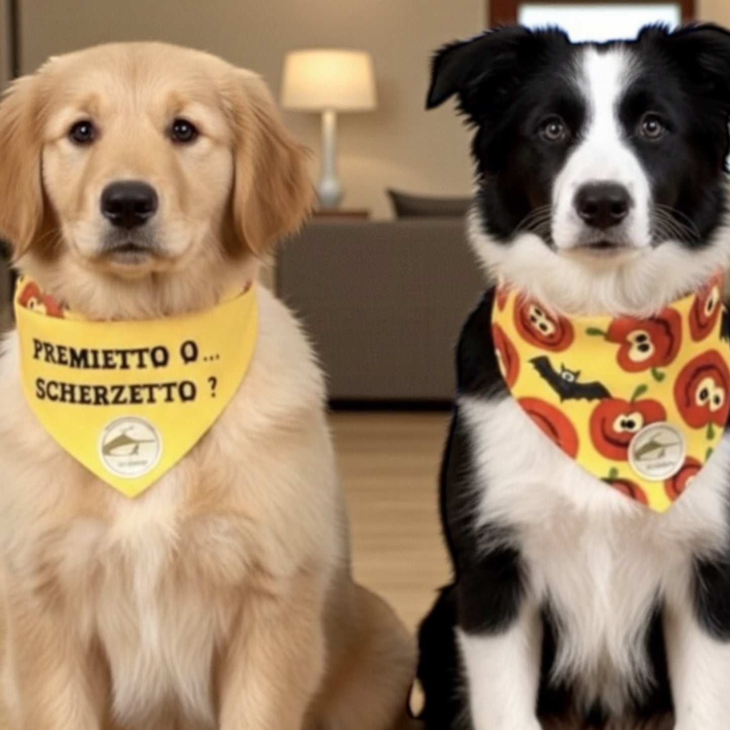 Bandane Halloween double-face per cani