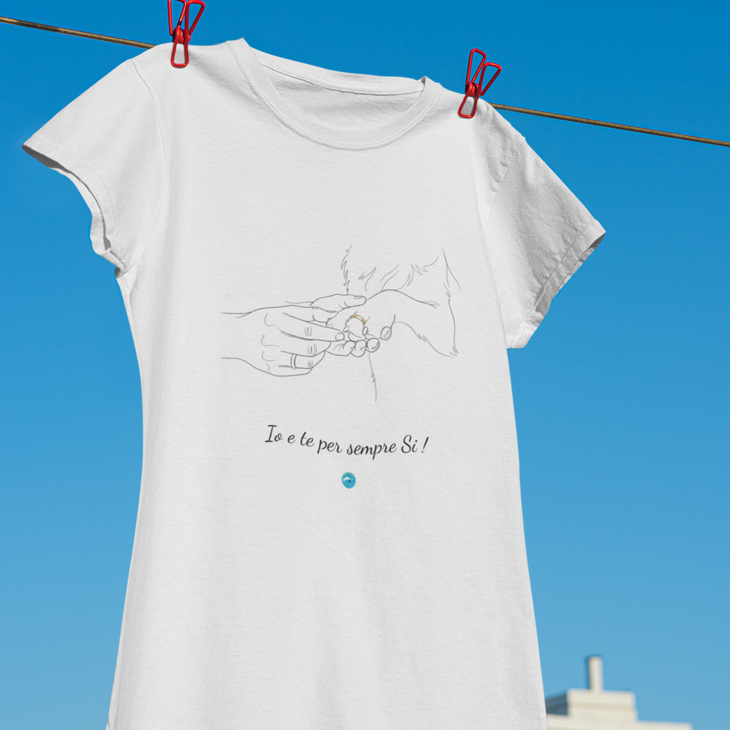 t-shirt Per sempre si