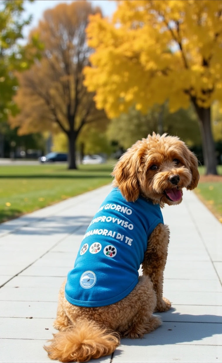 Magliette Cane Morbidissime "Un Giorno All'Improvviso" - Abbigliamento Tifoso Napoli