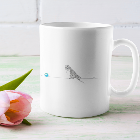 tazza con pappagallino