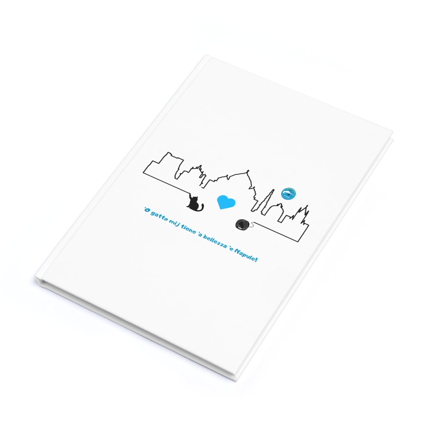 Diario A5 con Copertina Rigida "Napoli Skyline" – Design Esclusivo per Creativi