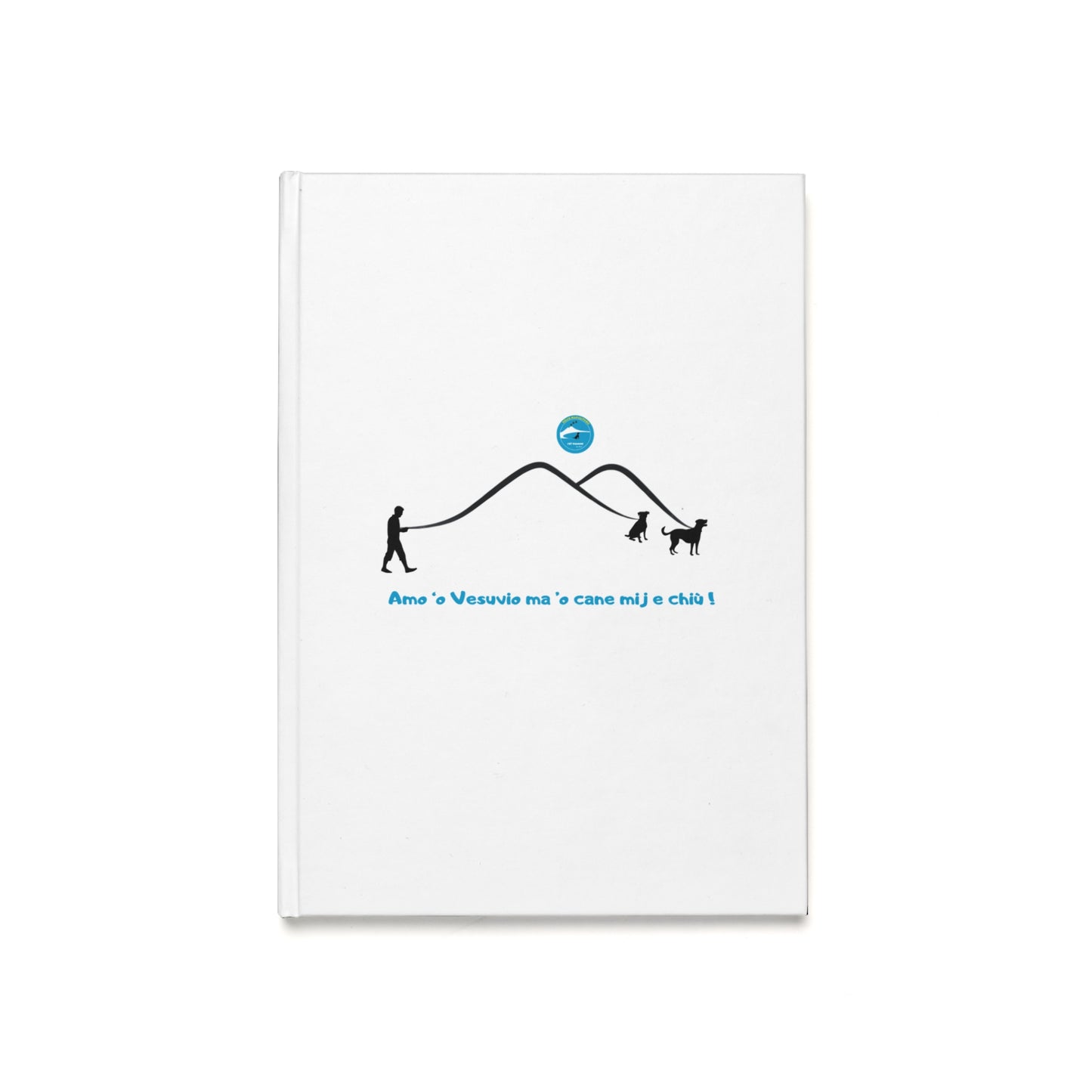 Diario con copertina rigida vesuvio con figura maschile