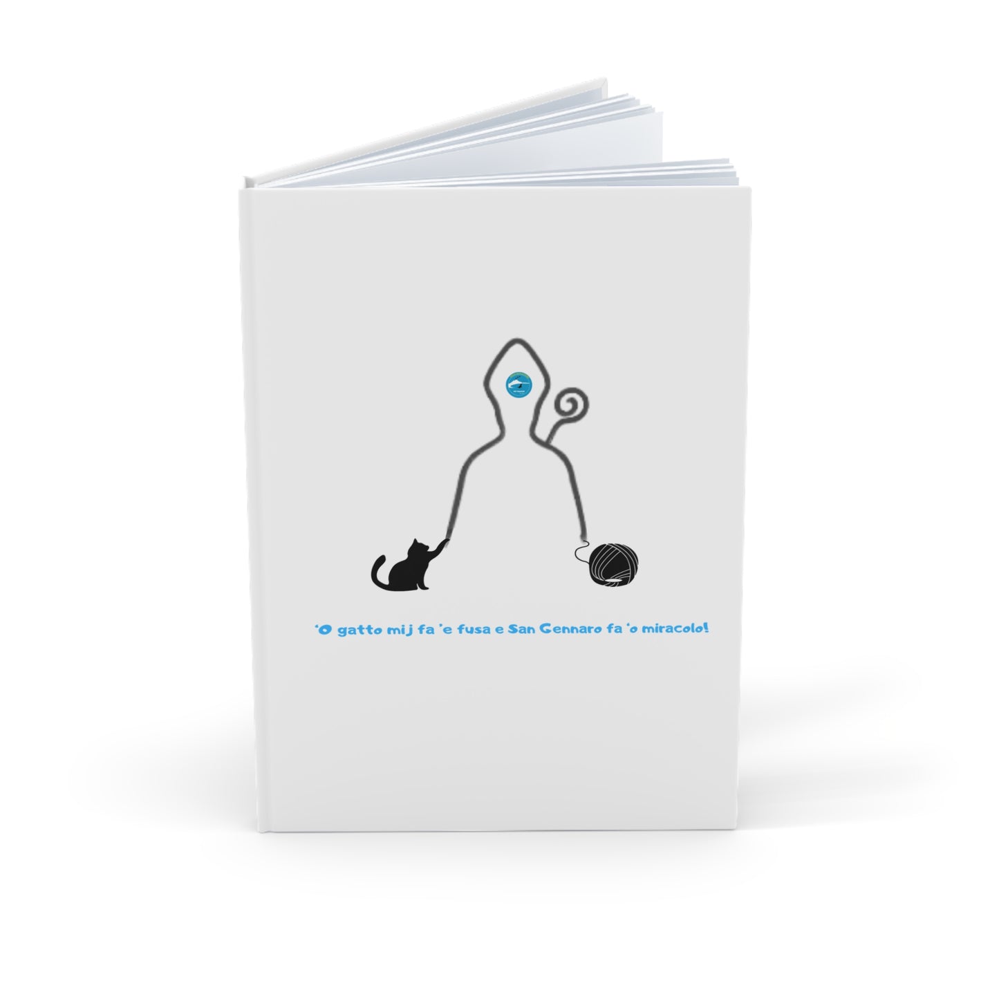 Diario con Copertina Rigida "San Gennaro" – Dorso Piatto & Design Esclusivo