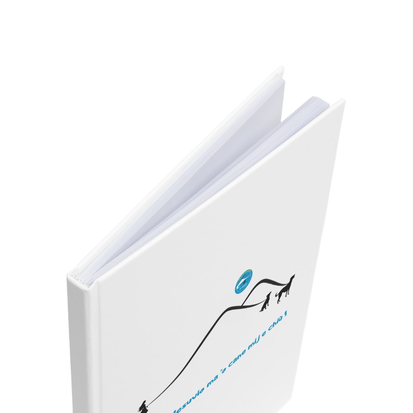 Diario con copertina rigida Vesuvio con figura femminile