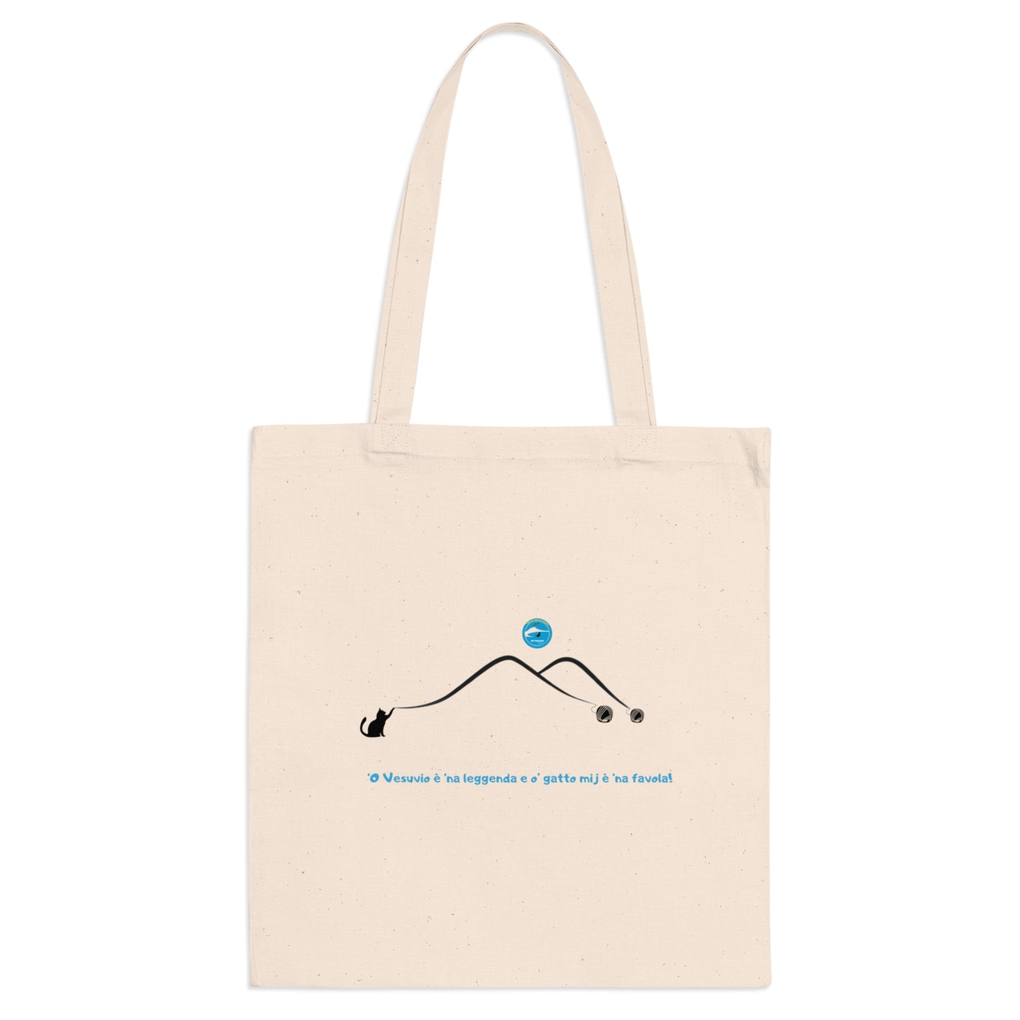 Borsa Tote Shopper "Vesuvio" - 100% Cotone Sostenibile & Design Esclusivo