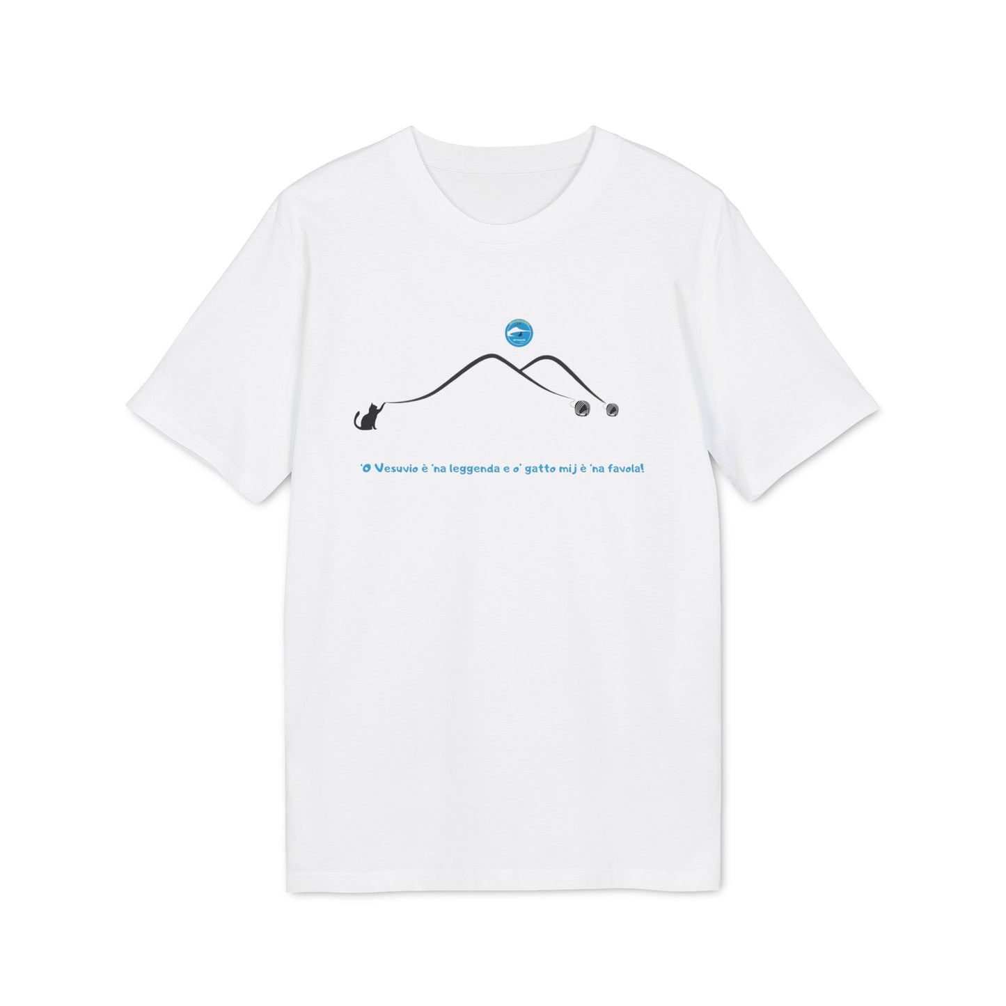 T-Shirt Unisex per adulti "Vesuvio " – 100% Cotone Biologico & Stile Esclusivo