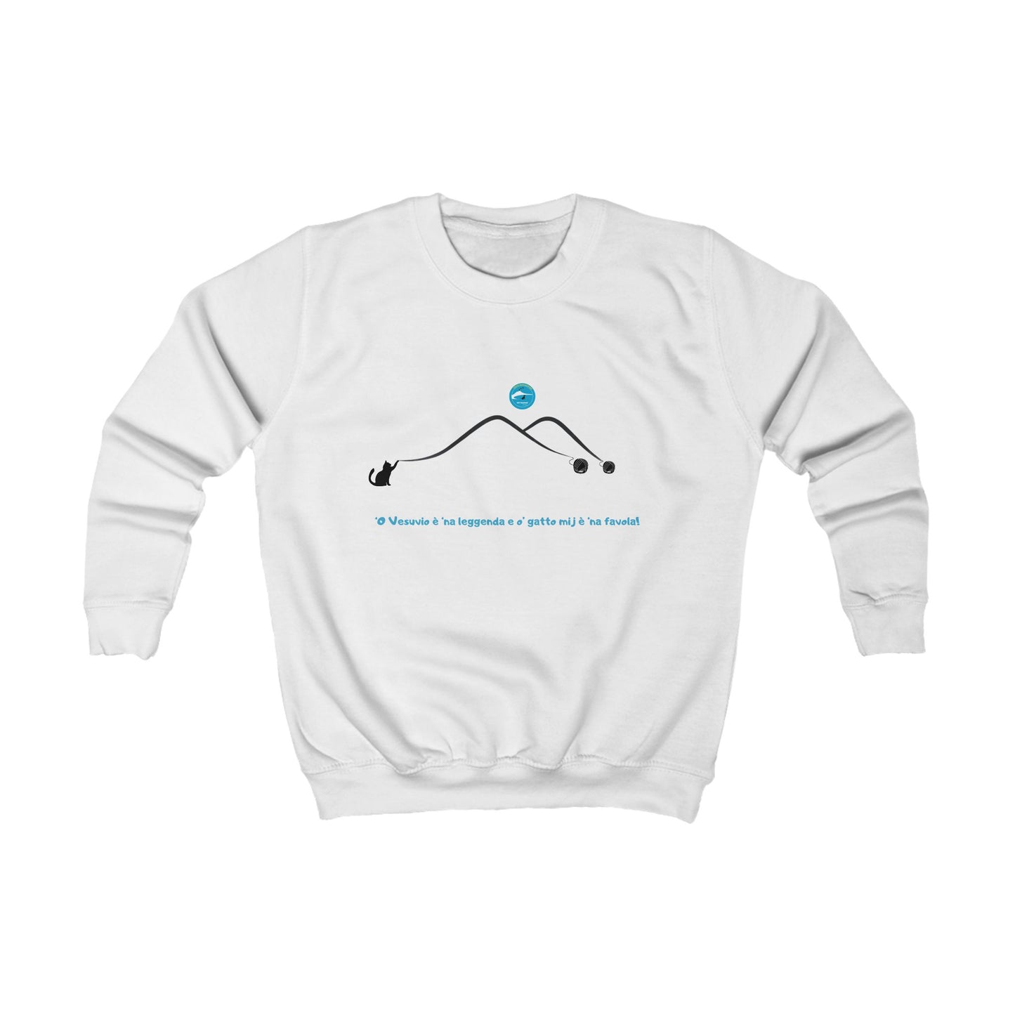 Felpa Bambino "Vesuvio" – Morbidezza 80% Cotone & Vestibilità Elegante