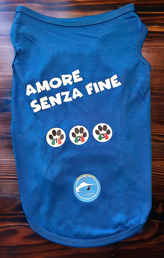 Magliette Cane Morbidissime "Amore senza fine" - Abbigliamento Tifoso Napoli