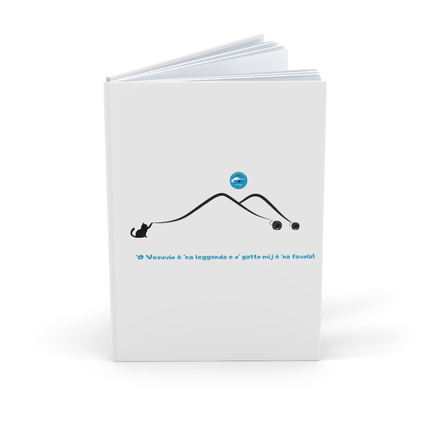 Diario con Copertina Rigida "Vesuvio " – Stampa Avvolgente & Dorso Piatto