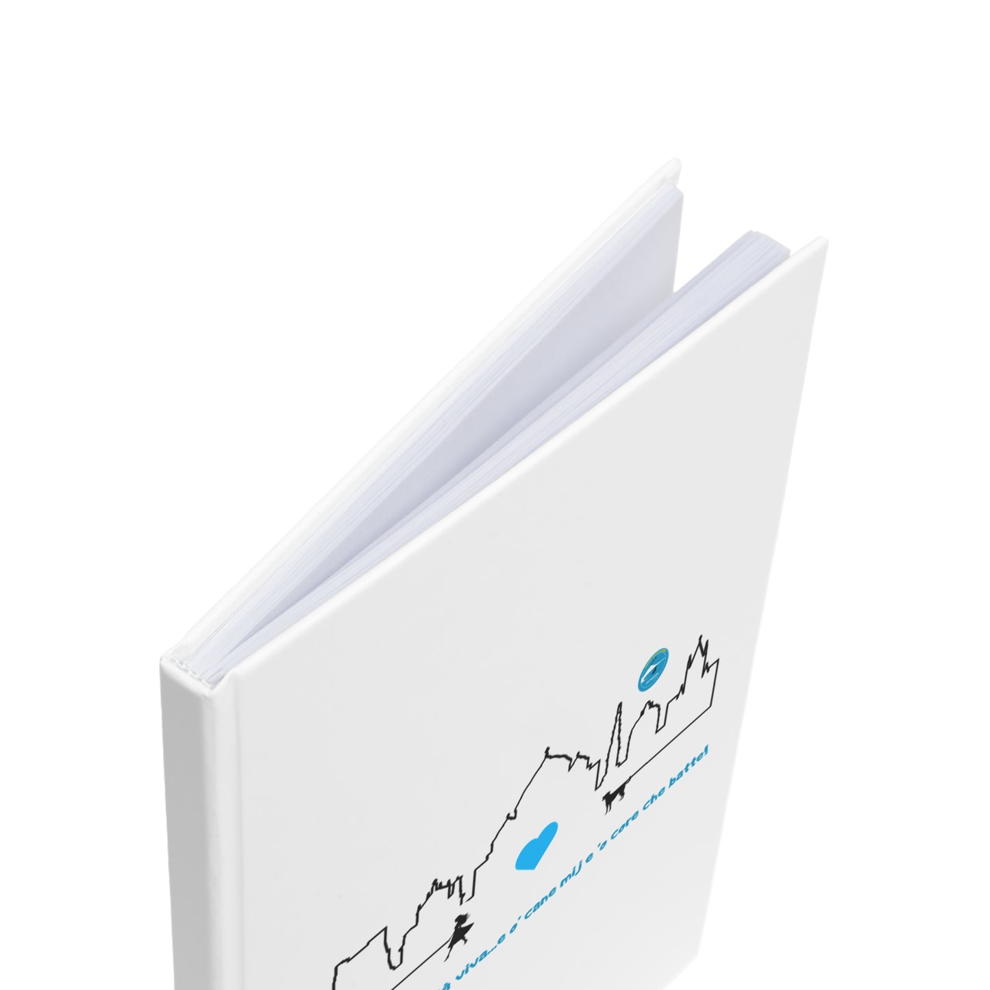 Diario con Copertina Rigida donna "Napoli Skyline" – Esclusivo & Rilegatura Durevole