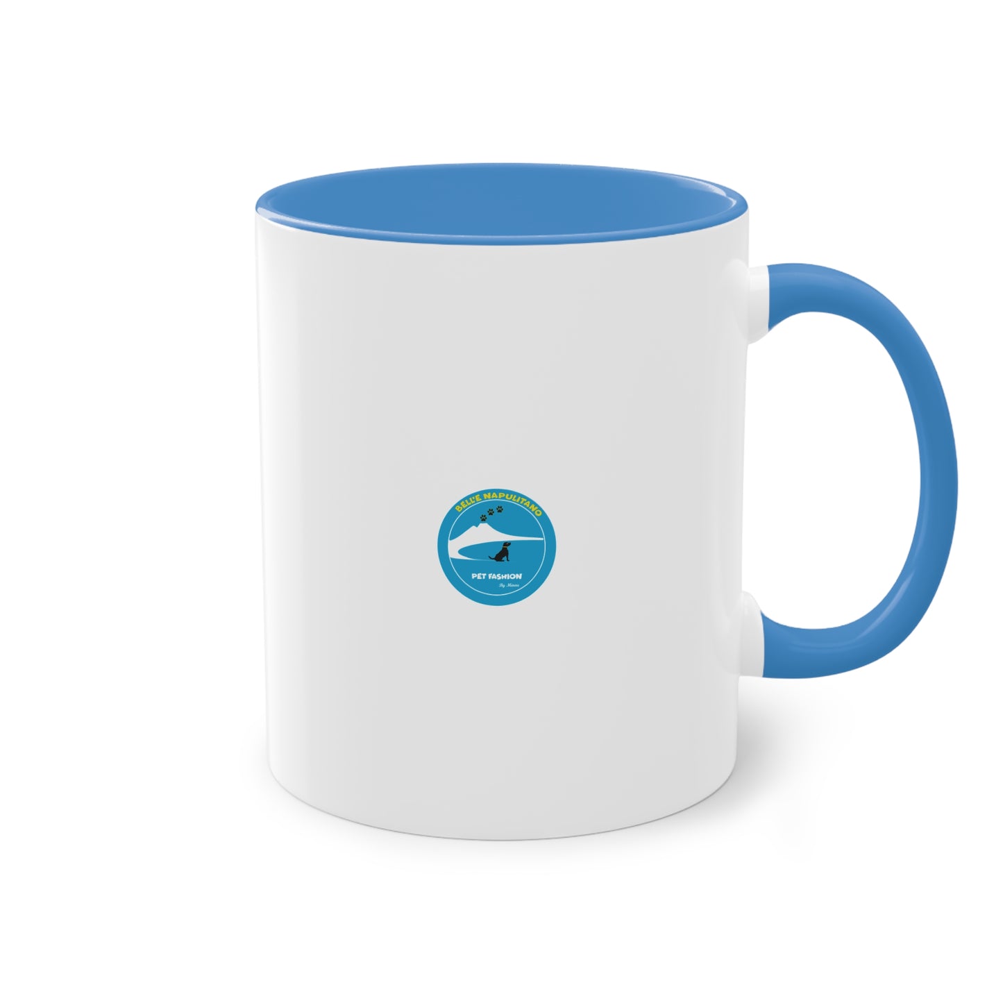 Tazza Bicolore Napoli 4° Scudetto - Design Esclusivo 2 Cani