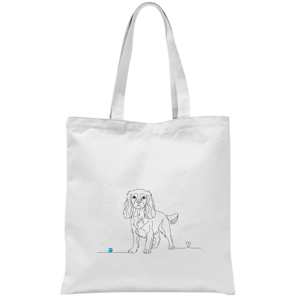 Borsa eco-friendly - Cavalier King Charles - Art Line