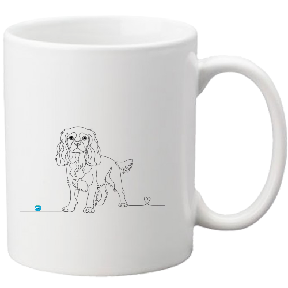 Tazza Cavalier King Charles - Art Line