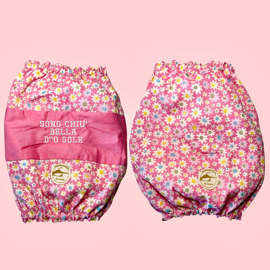 Snood Cane Double-Face in Puro Cotone con Ricamo: “Song chiù bella d’ ‘o sole”