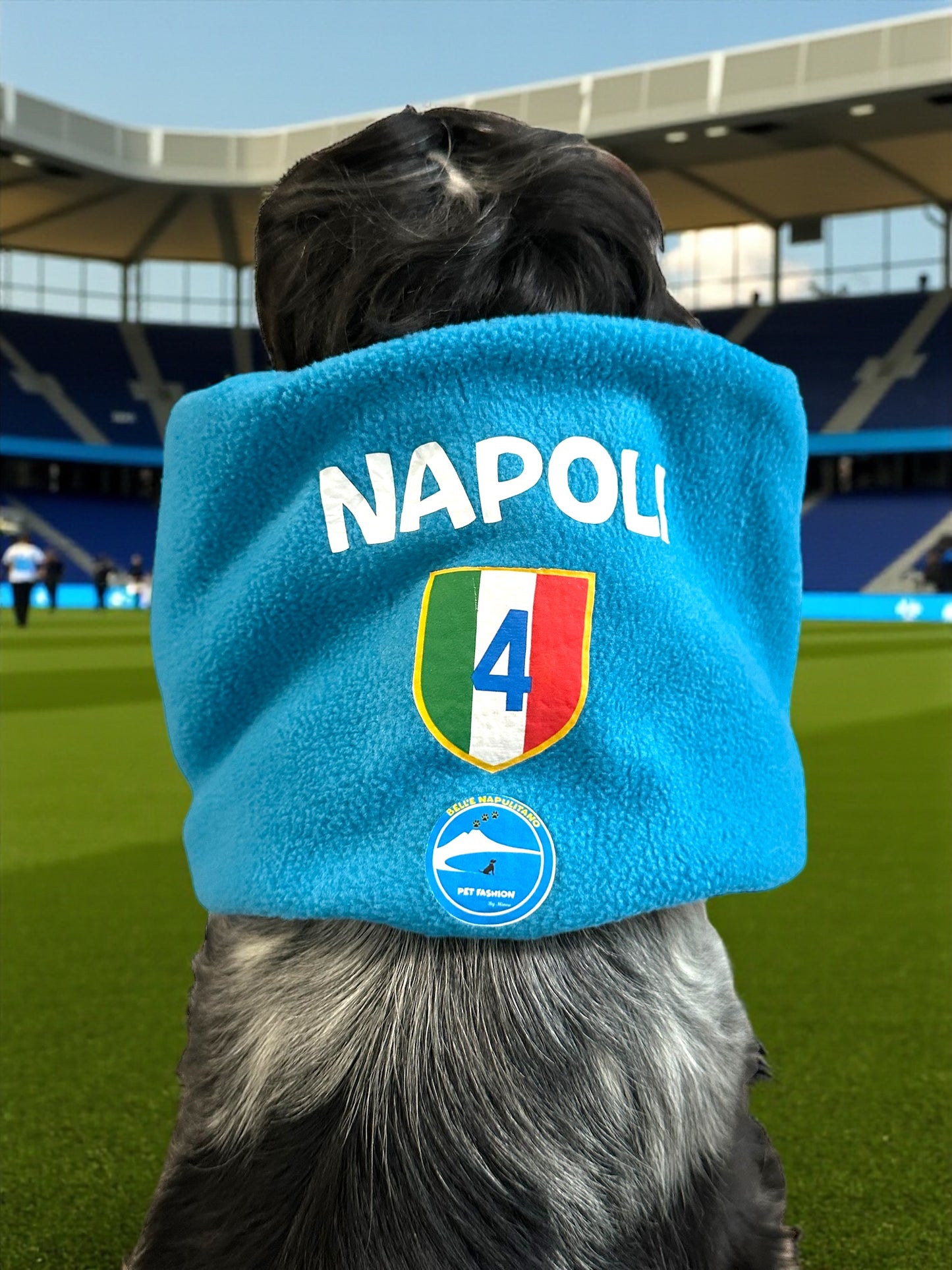 Snood Pile Napoli 4° Scudetto per Cocker - Calore Invernale e Tifo Azzurro!