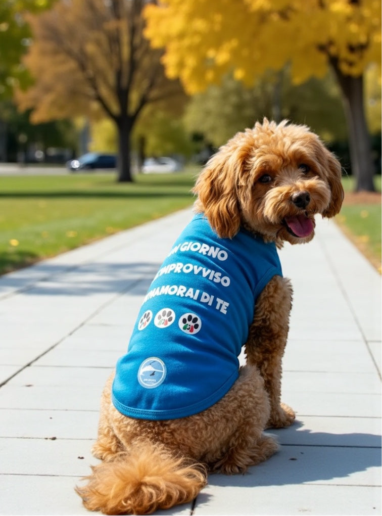 Magliette Cane Morbidissime "Un Giorno All'Improvviso" - Abbigliamento Tifoso Napoli