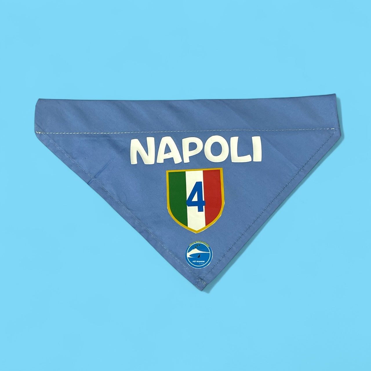 Bandana a collare per cani “4 Scudetto Napoli”