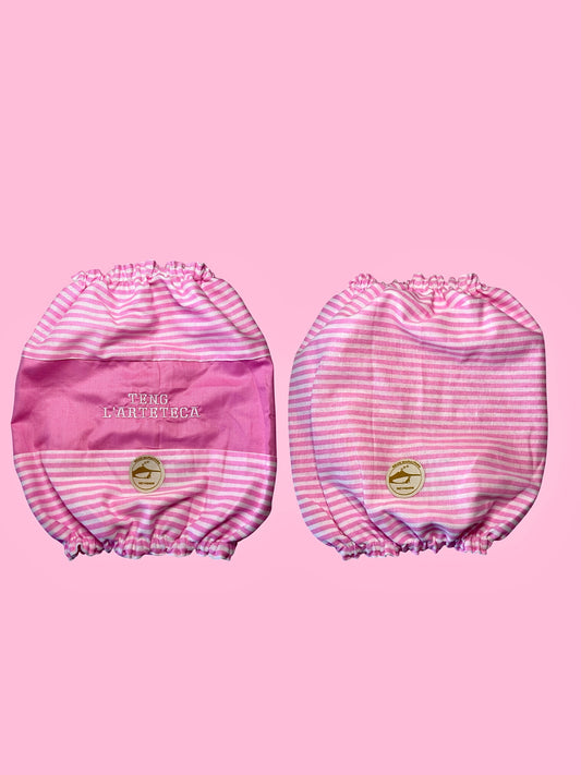 Snood Cane Double-Face in Puro Cotone con Ricamo: “Teng l’Arteteca”