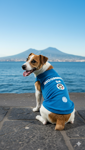 Magliette Cane Morbidissime "Ricomincio da 3" - Abbigliamento Tifoso Napoli