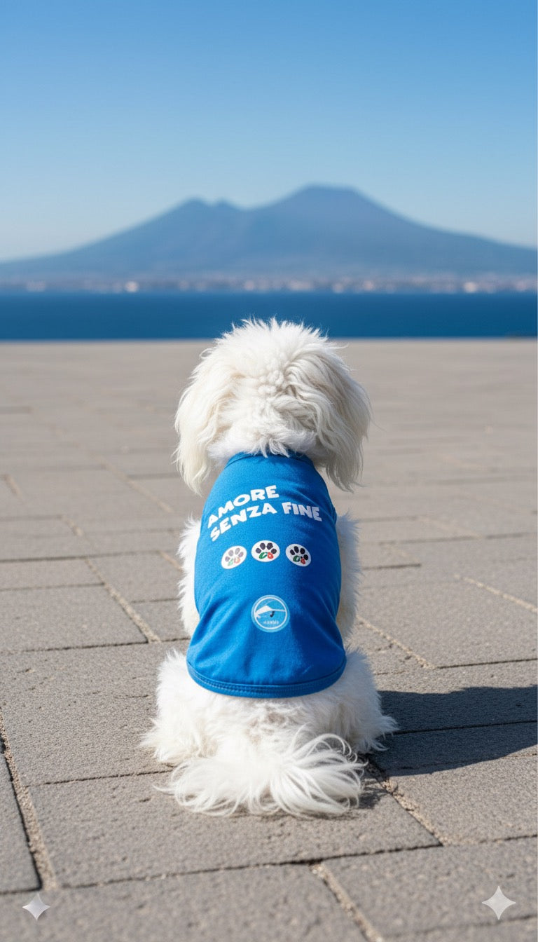 Magliette Cane Morbidissime "Amore senza fine" - Abbigliamento Tifoso Napoli