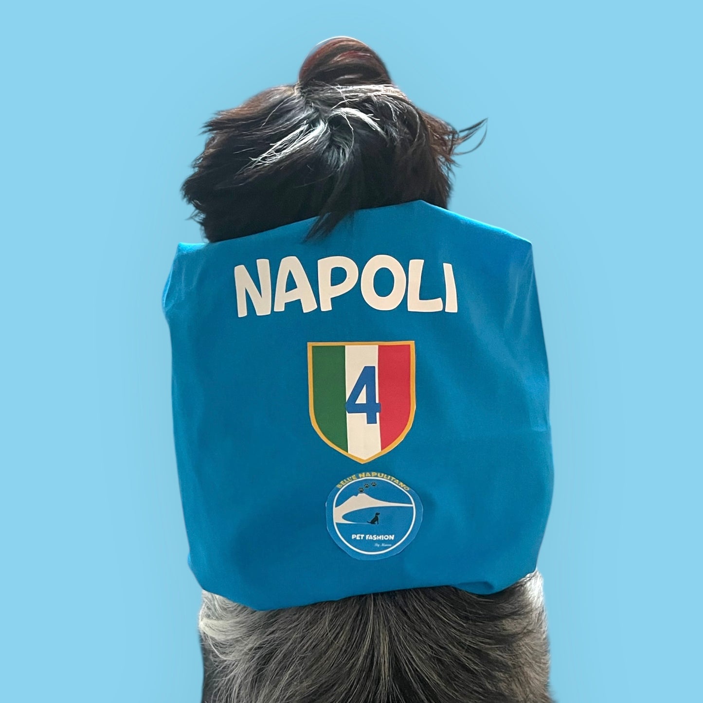 Snood Cocker Napoli 4° Scudetto: Protezione in Puro Cotone per Orecchie Lunghe