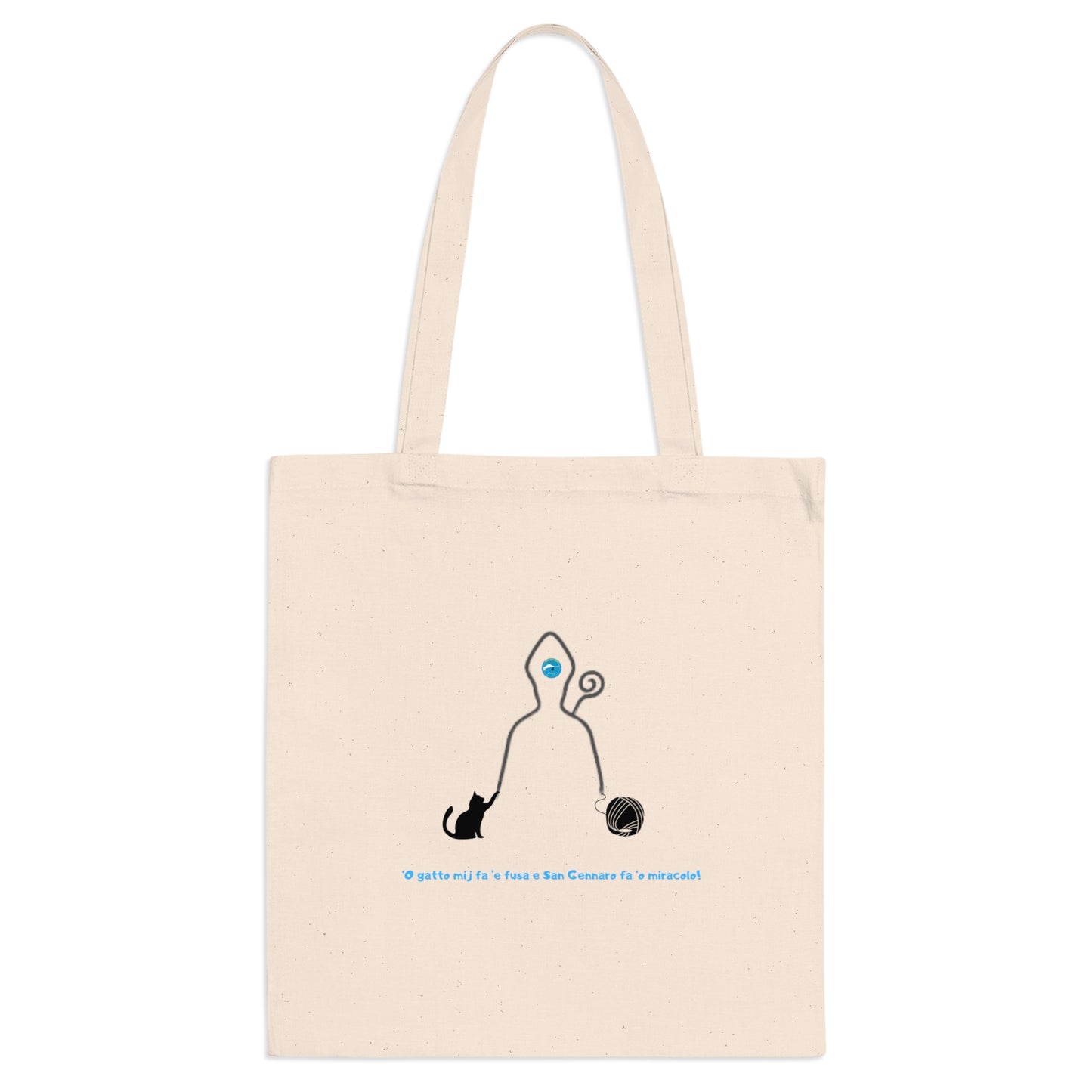 Borsa Tote Shopper "San Gennaro " - 100% Cotone Eco-Consapevole