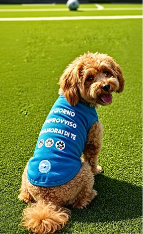 Magliette Cane Morbidissime "Un Giorno All'Improvviso" - Abbigliamento Tifoso Napoli