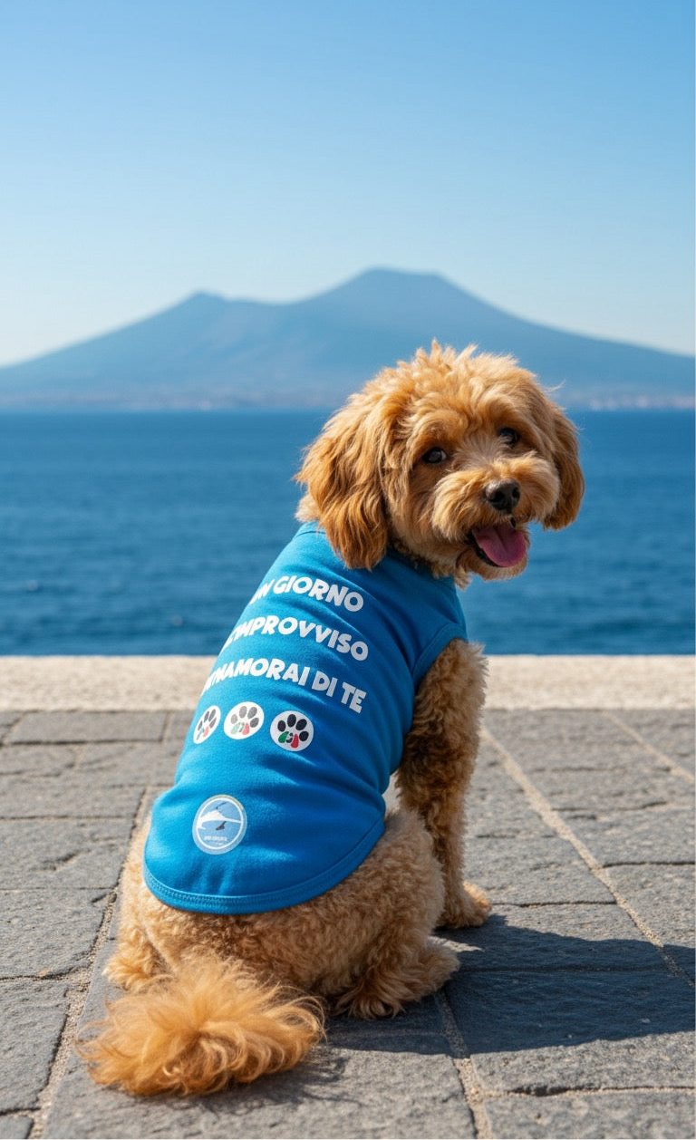 Maglia calcio Napoli 3 scudetto per cani