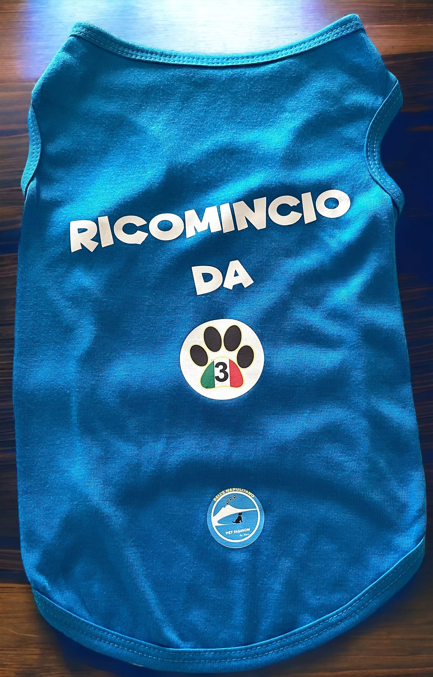 Magliette Cane Morbidissime "Ricomincio da 3" - Abbigliamento Tifoso Napoli