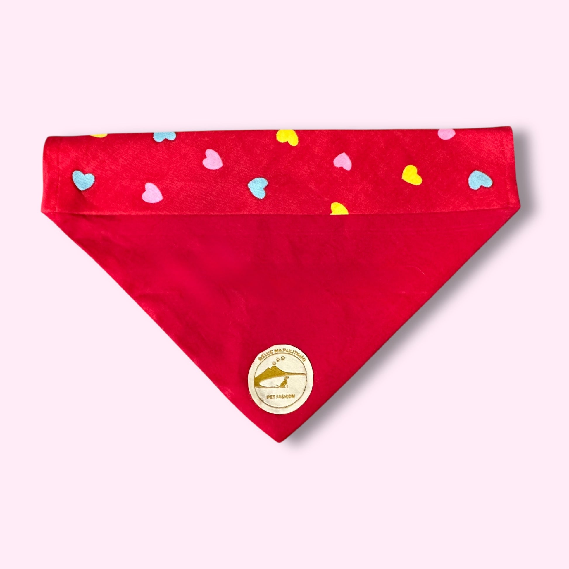 Bandana per cani double-face a collare