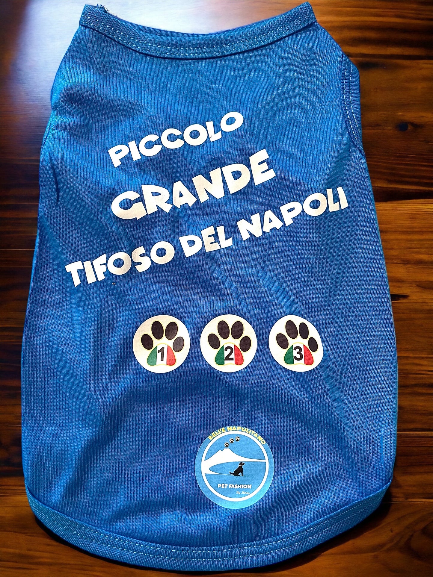 Magliette Cane Morbidissime "Piccolo grande tifoso del Napoli" - Abbigliamento Tifoso Napoli