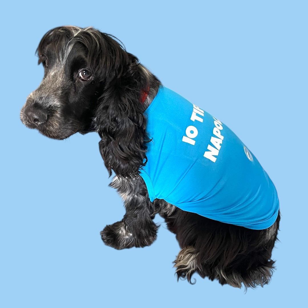 Maglietta per cani “Io tifo Napoli”
