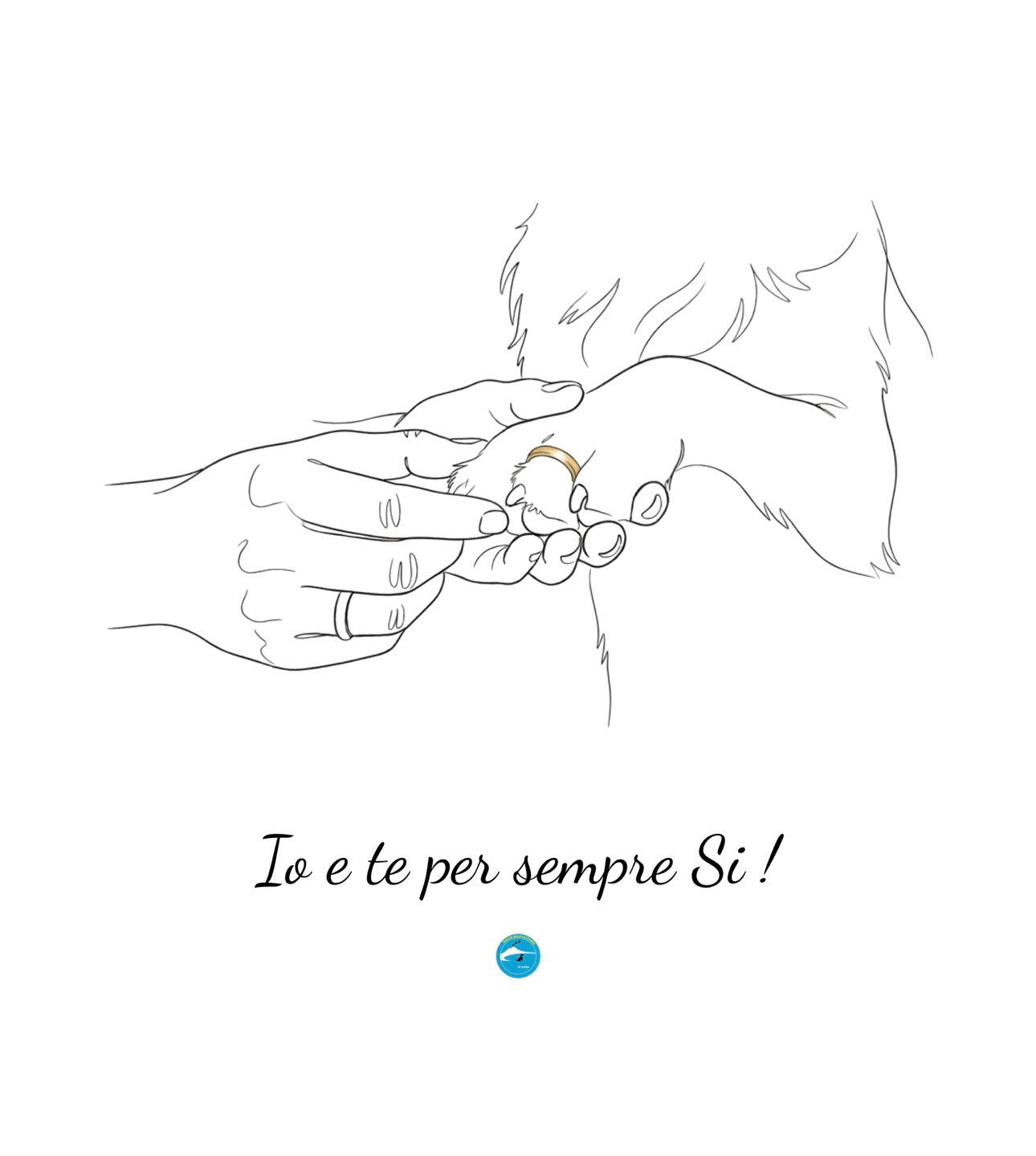 Borsa eco-friendly -  Io e te per sempre Si!