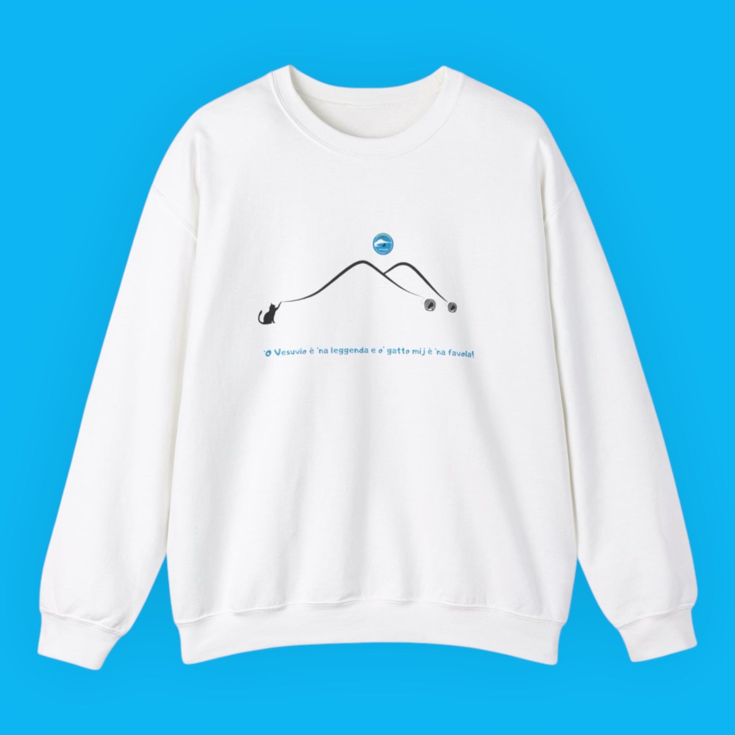 Felpa Girocollo Unisex per adulti "Vesuvio" – Comfort, Etica & Design Esclusivo