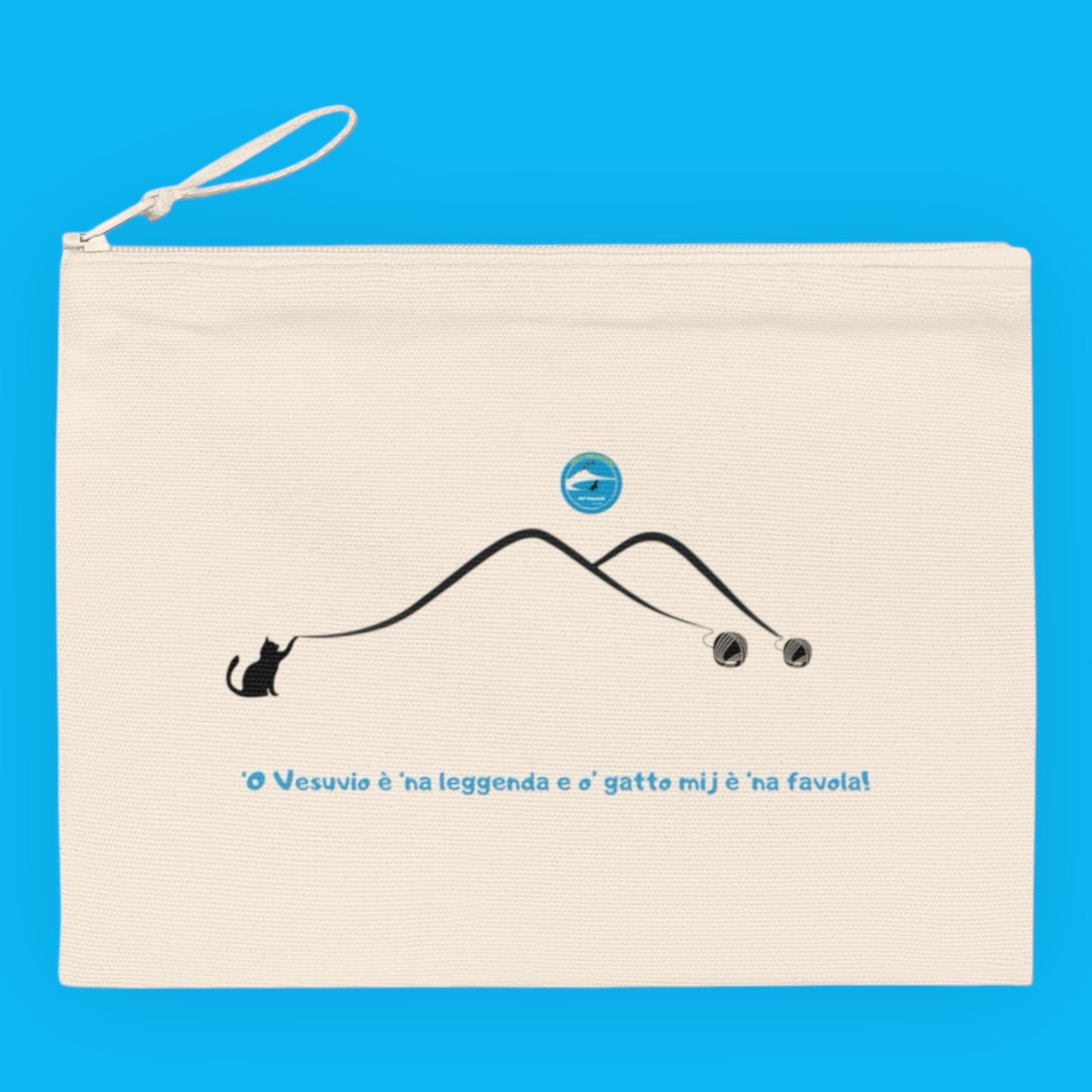 Astuccio Eco-Chic "Vesuvio " – Design Esclusivo Doppio Lato & Materiali Riciclati