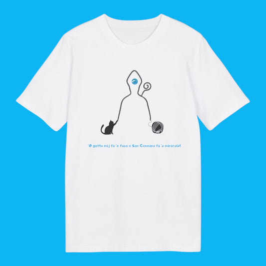 T-Shirt Unisex "San Gennaro" – 100% Cotone Biologico & Design Giocoso