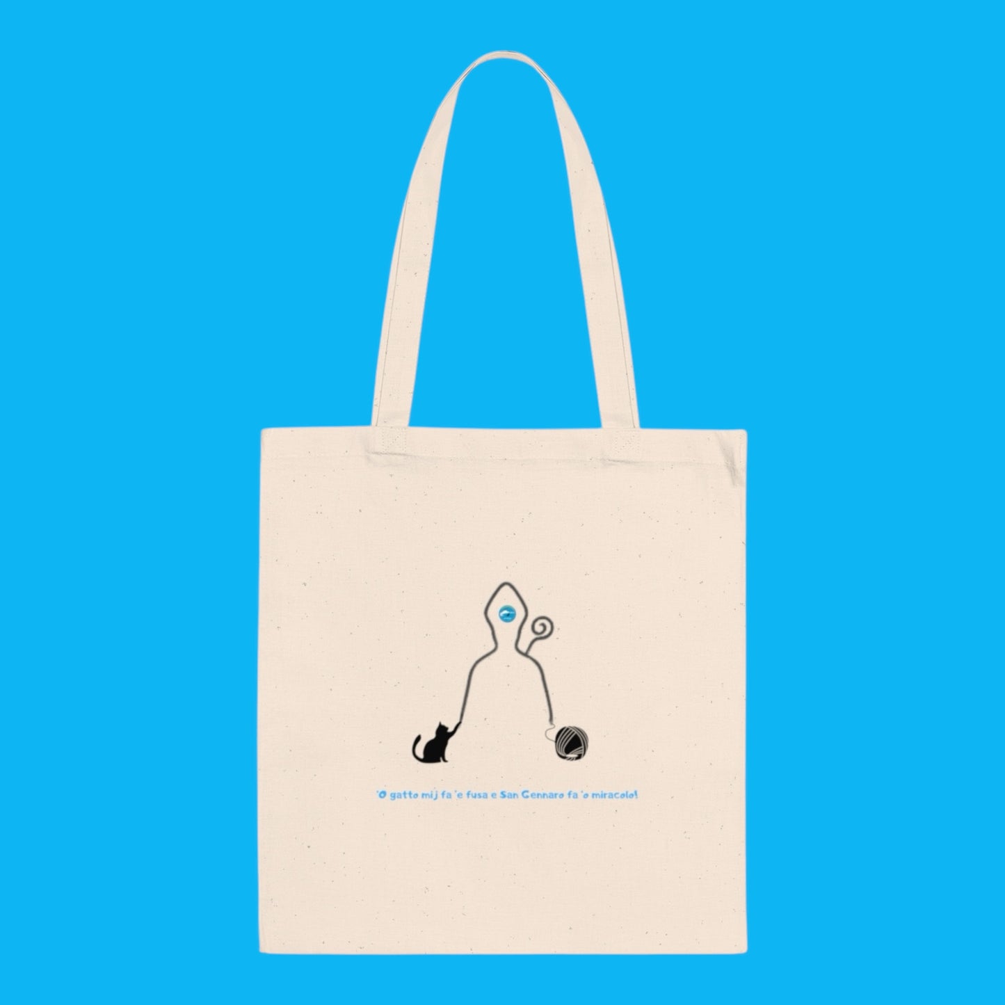 Borsa Tote Shopper "San Gennaro " - 100% Cotone Eco-Consapevole
