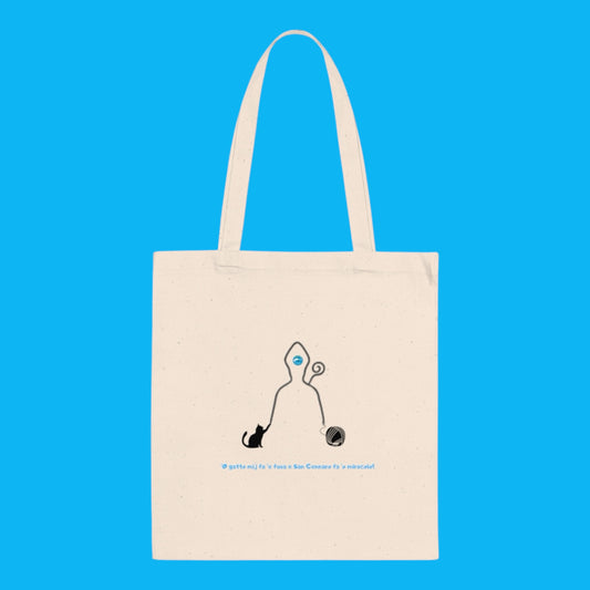 Borsa Tote Shopper "San Gennaro " - 100% Cotone Eco-Consapevole