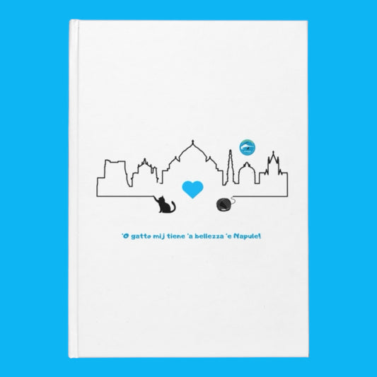 Diario A5 con Copertina Rigida "Napoli Skyline" – Design Esclusivo per Creativi