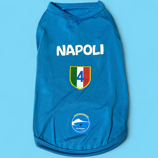 Maglia per cani " 4 Scudetto Napoli"
