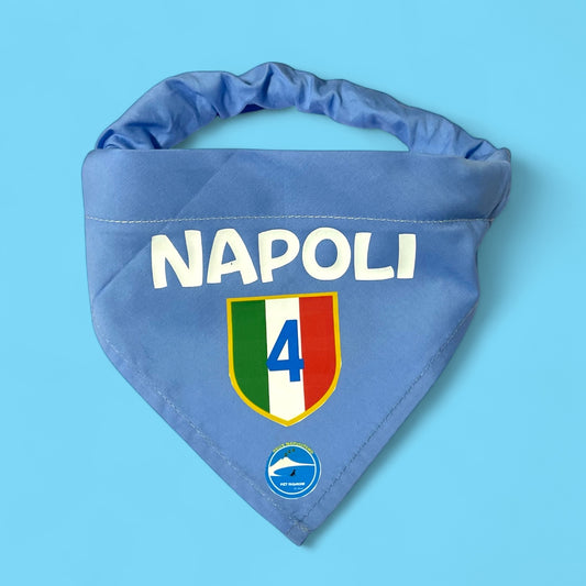 Bandane con elastico per cani "4 Scudetto Napoli"