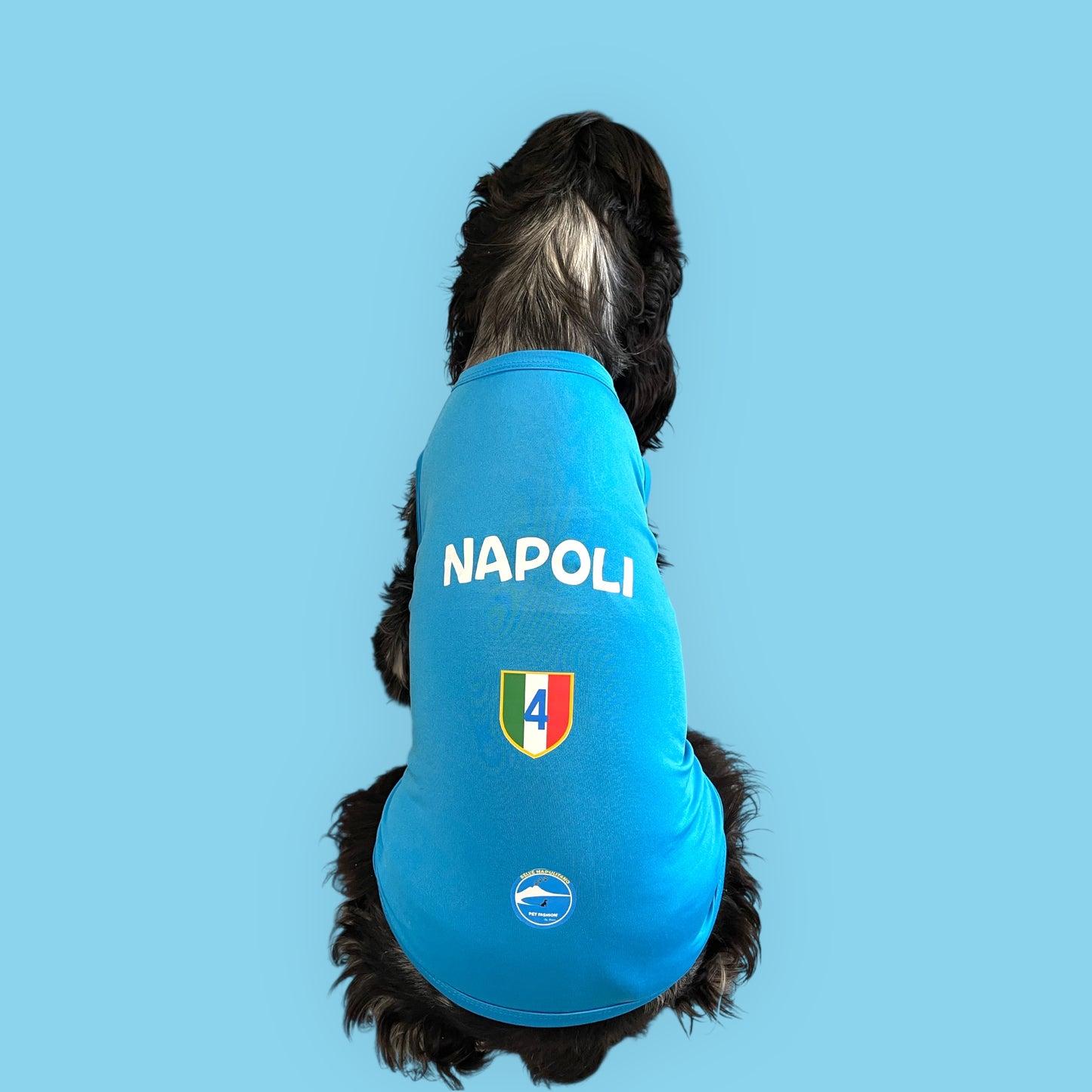 Maglia per cani " 4 Scudetto Napoli"