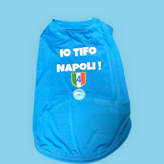 Maglia per cani "Io tifo Napoli"